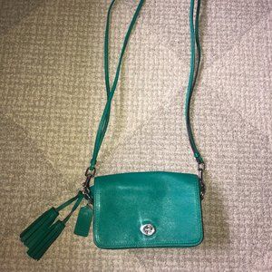 Coach Leather Side Bag / Purse